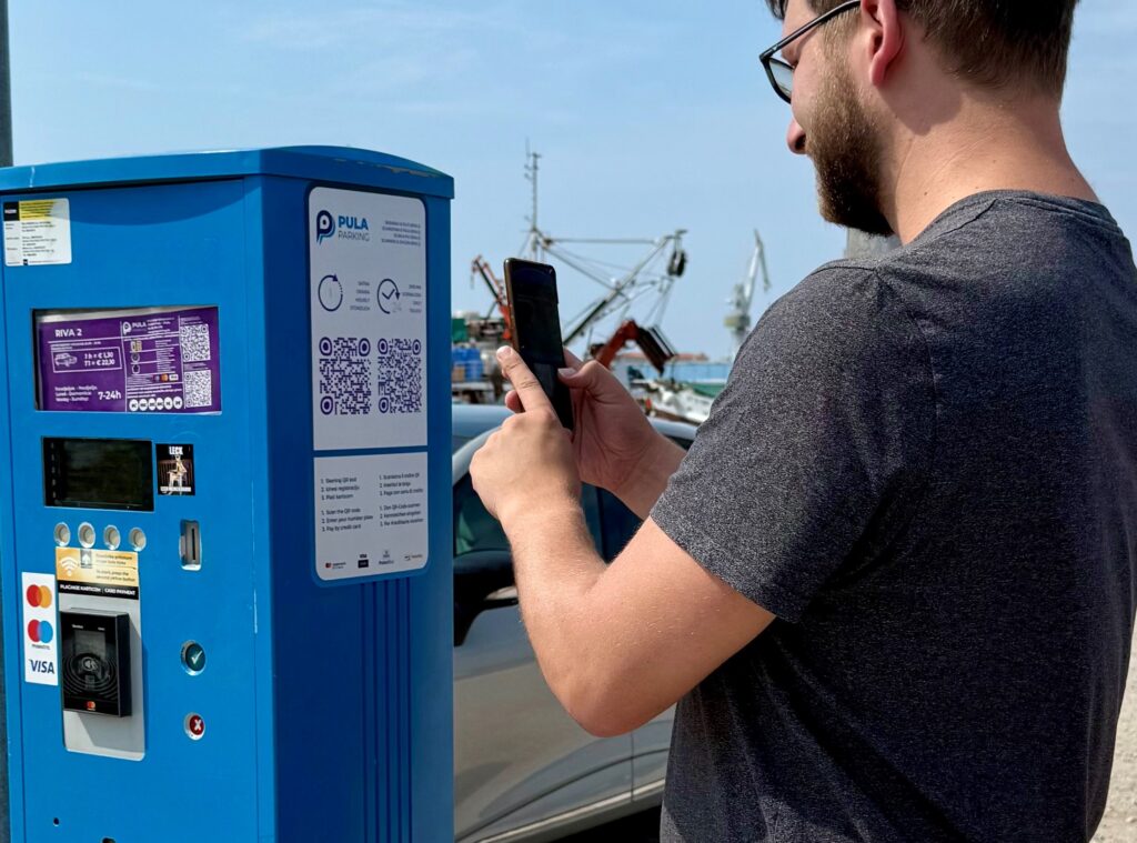 Park.Shop CorvusPay brzo plaćanje parkinga